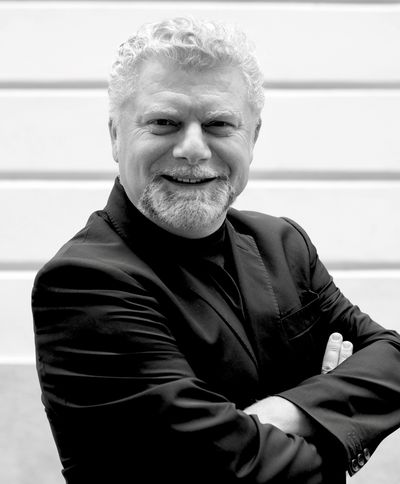 Portrait of the singer Roman Grinberg